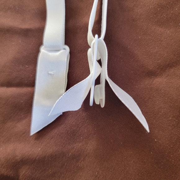 Frederick's White Satin Corset - Size: Large - Picture 5 of 5